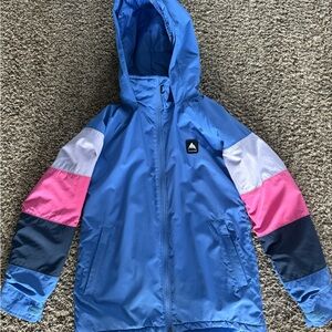 Burton Kids Blue and Pink Raincoat